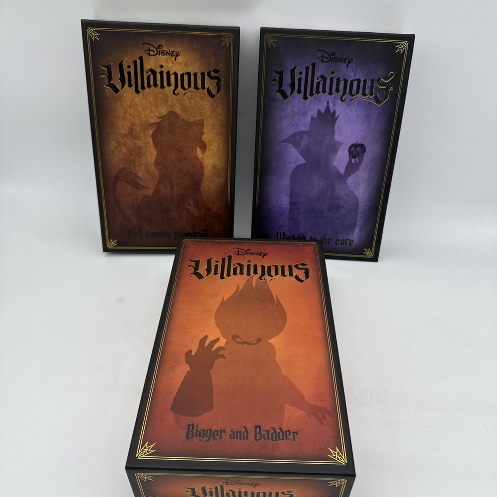 Disney Ultimate Villainous Bundle - Board Games Lot Of 3 NEW